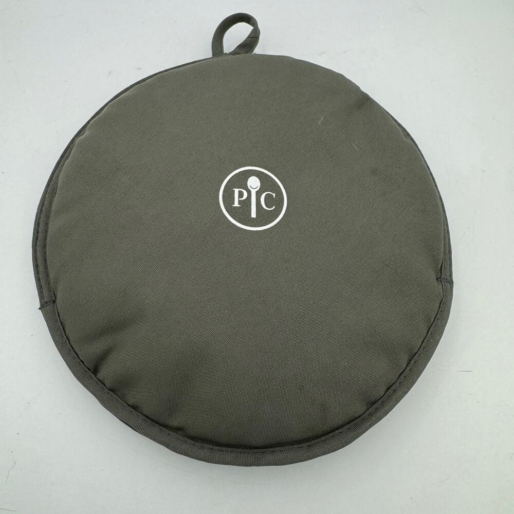 Pampered Chef Tortilla Warmer 10” Round Softshell Flatbread Storage Holder